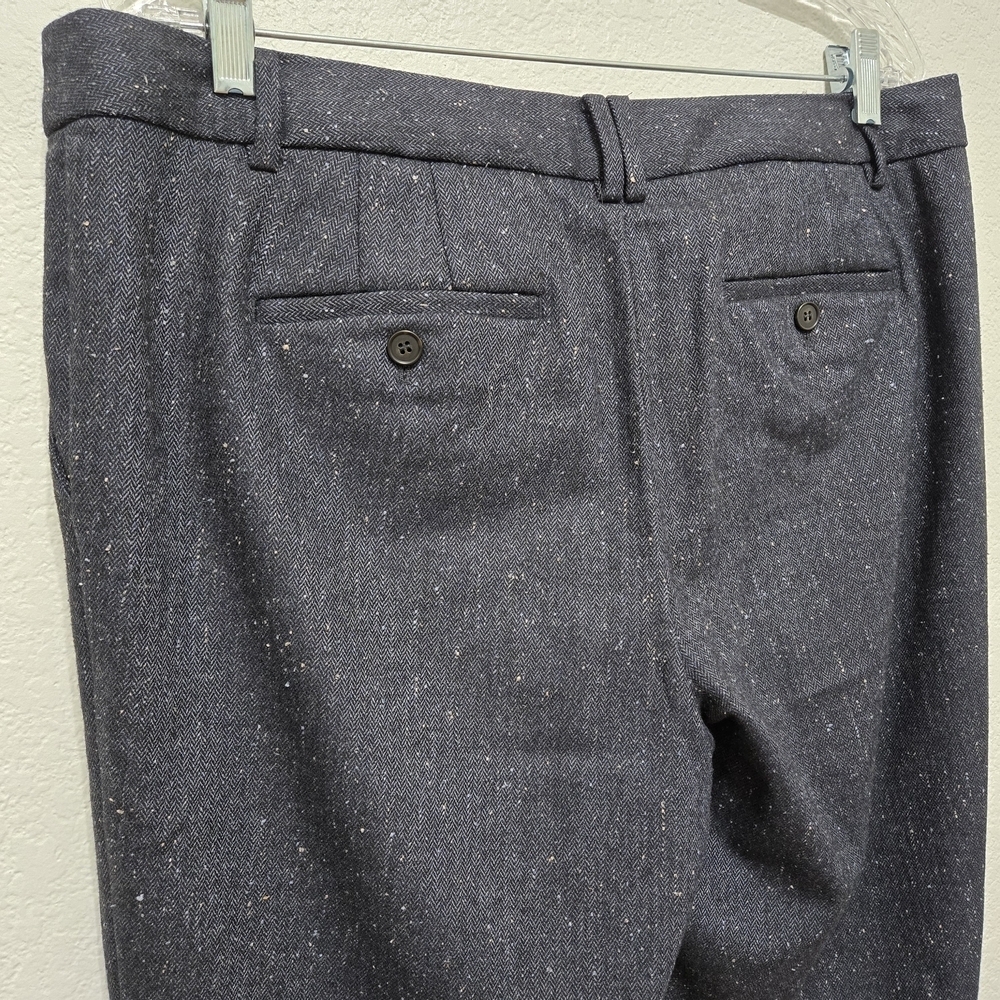 Talbots Windsor Blue Gray Wool  Pants Size 12 - Picture 8 of 11